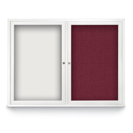 United Visual Products Corkboard, Black/Black, 18" x 24" UV429H-BLACK-BLACK